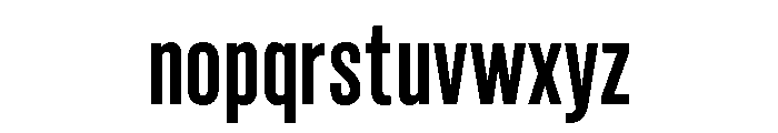 Marsden Slim Semi Bold Font LOWERCASE