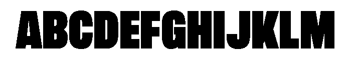 Marsden Slim Super Black Font UPPERCASE