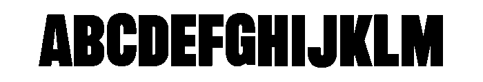 Marsden Slim Ultra Black Font UPPERCASE