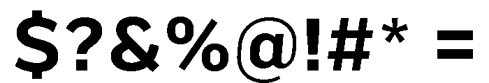Marsden Text Bold Font OTHER CHARS