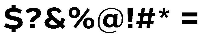 Marsden Text Extended Bold Font OTHER CHARS