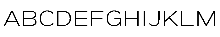 Marsden Text Extended Light Font UPPERCASE