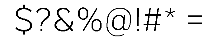 Marsden Text Light Font OTHER CHARS