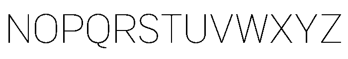 Marsden Thin Font UPPERCASE
