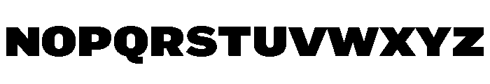 Marsden Wide Black Font UPPERCASE