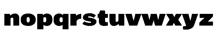 Marsden Wide Black Font LOWERCASE
