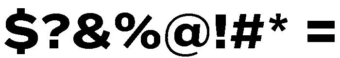 Marsden Wide Bold Font OTHER CHARS