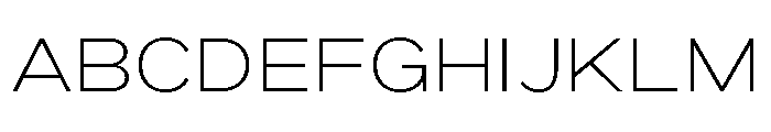 Marsden Wide Extra Light Font UPPERCASE