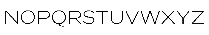 Marsden Wide Extra Light Font UPPERCASE