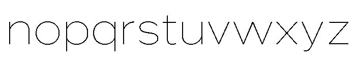 Marsden Wide Hairline Font LOWERCASE
