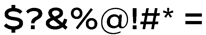 Marsden Wide Medium Font OTHER CHARS