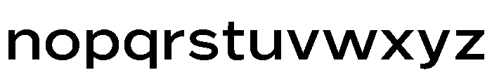 Marsden Wide Medium Font LOWERCASE