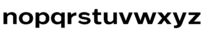 Marsden Wide Semi Bold Font LOWERCASE
