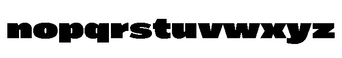 Marsden Wide Super Black Font LOWERCASE