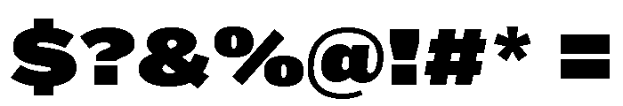 Marsden Wide Ultra Black Font OTHER CHARS