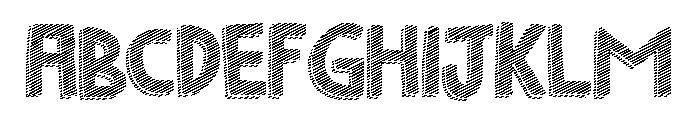Marujo Color Shades Font UPPERCASE