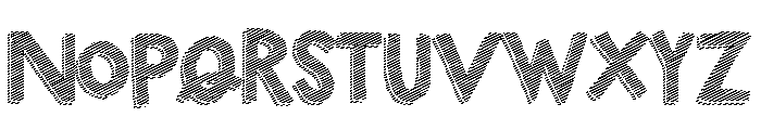 Marujo Color Shades Font LOWERCASE