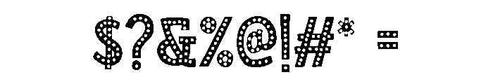 Marujo Dotface Font OTHER CHARS