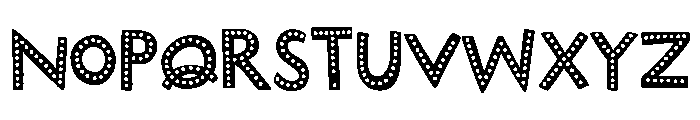 Marujo Dotface Font UPPERCASE