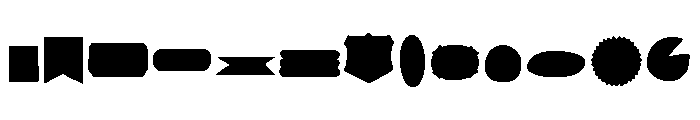 Marujo Pictures Font LOWERCASE