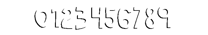 Marujo Shadow 1 Font OTHER CHARS