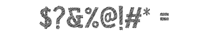 Marujo Striped Font OTHER CHARS