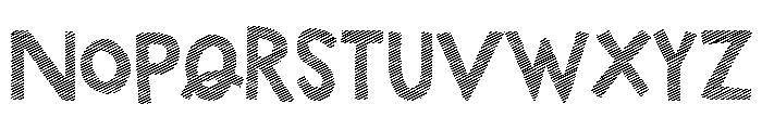 Marujo Striped Font LOWERCASE