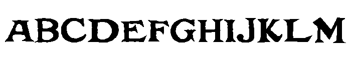 Masonic Lodge Regular Font UPPERCASE
