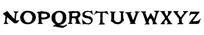Masonic Lodge Regular Font UPPERCASE