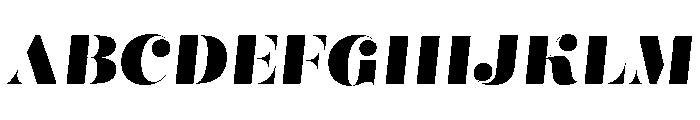 Mastadoni G1 Italic Font UPPERCASE