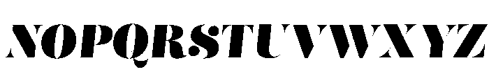 Mastadoni G1 Italic Font UPPERCASE