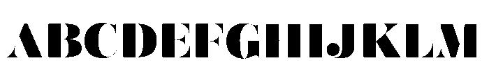 Mastadoni G1 Font UPPERCASE