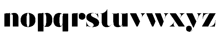 Mastadoni G1 Font LOWERCASE