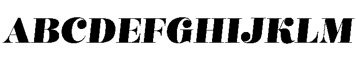 Mastadoni G3 Italic Font UPPERCASE