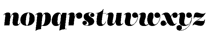 Mastadoni G3 Italic Font LOWERCASE