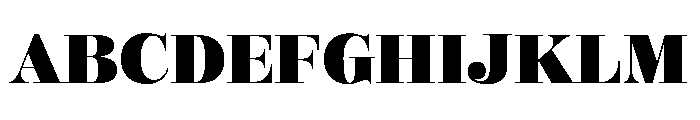 Mastadoni G4 Font UPPERCASE