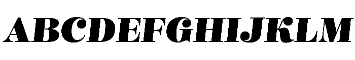 Mastadoni G5 Italic Font UPPERCASE