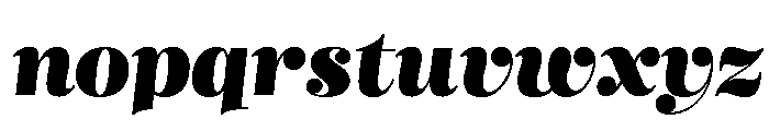 Mastadoni G5 Italic Font LOWERCASE