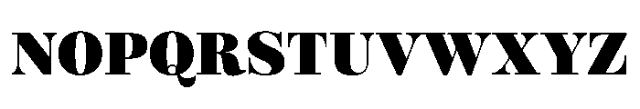 Mastadoni G5 Font UPPERCASE