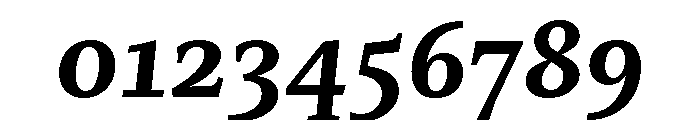 Mastro Caption Bold Italic Font OTHER CHARS