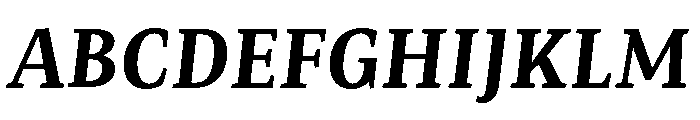 Mastro Caption Bold Italic Font UPPERCASE