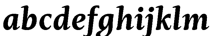 Mastro Caption Bold Italic FONT