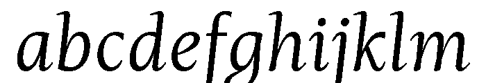 Mastro Caption Book Italic FONT