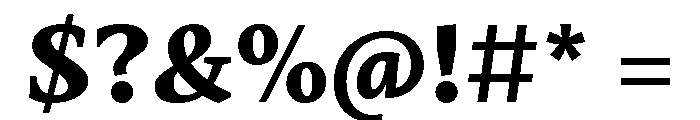 Mastro Caption Extra Bold Font OTHER CHARS