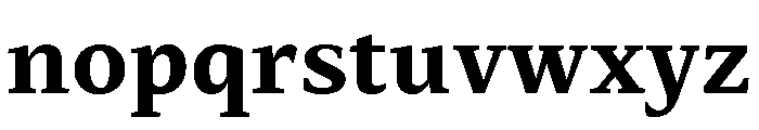 Mastro Caption Extra Bold Font LOWERCASE