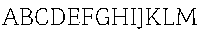 Mastro Caption Extra Light Font UPPERCASE