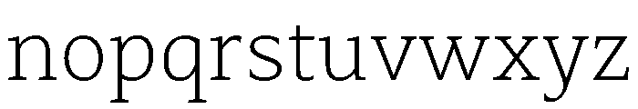Mastro Caption Extra Light Font LOWERCASE