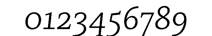 Mastro Caption Light Italic Font OTHER CHARS