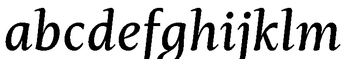 Mastro Caption Medium Italic FONT