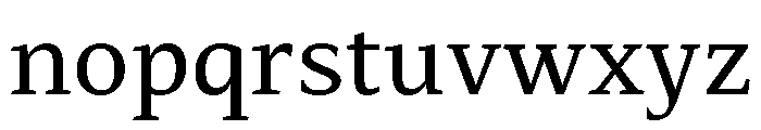 Mastro Caption Medium Font LOWERCASE